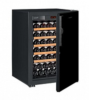 Мультитемпературный винный шкаф Eurocave S-Pure-S, глухая дверь Black Piano